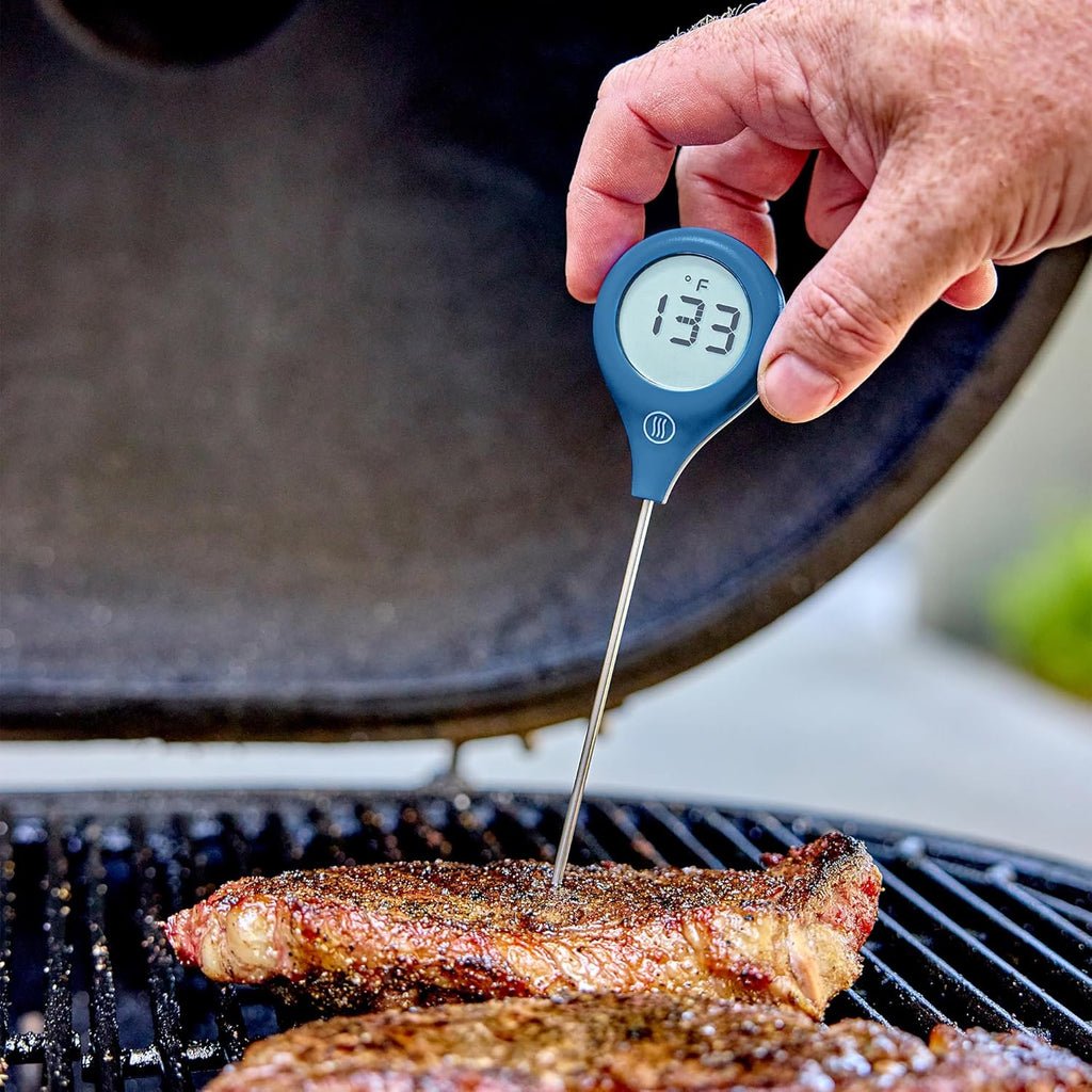 ThermoWorks ThermoPop 2 Instant Read Thermometer - Best Value in Cayenne Pepper Red