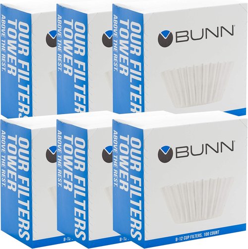 BUNN 100ct Coffee Filters - Perfect for 8-12 Cup Brewers | High-Quality, Durable Design
