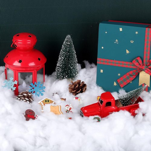 ANVAVO Fake Snow Decor - Soft Fluffy Cotton for Christmas Village Crafts | 36 Ounces in 3 Bags