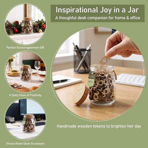 CARAKNOTS Thank You Gift Basket - Sage Green Spa Set with 12oz Mug & Joy Jar for Women, Teachers & Friends