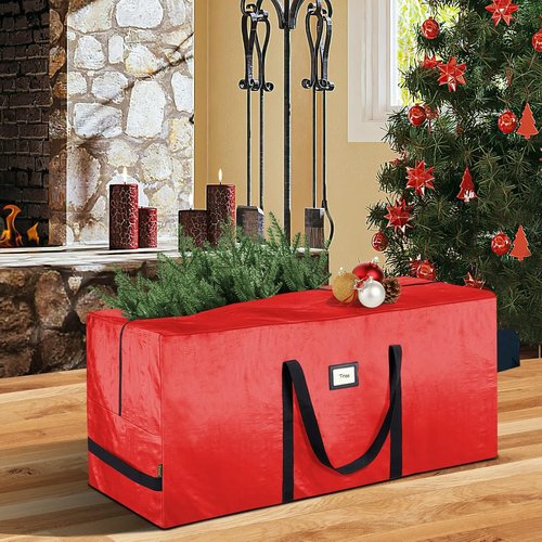 BALEINE 9 ft Christmas Tree Storage Bag - Heavy Duty Extra Large with Reinforced Handles & Dual Zippers | Grey 2PK Combo