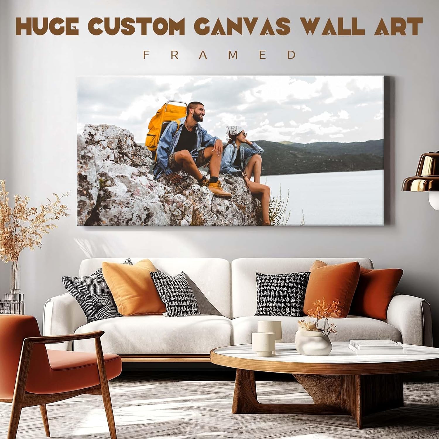 VYPEROCK Large Custom Wall Canvas - 36 x 72 Inch Personalized Print | Stunning Gallery Wrapped Art for Home & Office Decor