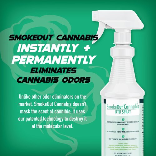 SmokeOut - Commercial Strength Odor Eliminator - Neutralizer, Deodorizer, Odor Remover (32 ounce)