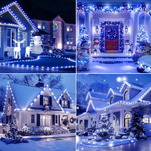 Brightown C9 LED Christmas String Lights - 200 LEDs, 132ft Waterproof Outdoor Decor | Green Wire