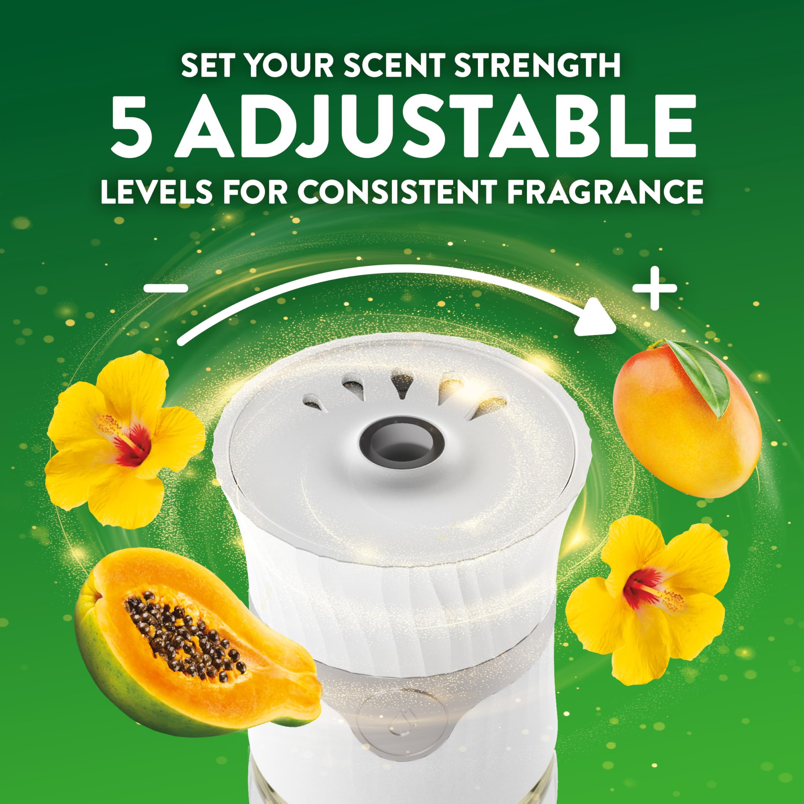 Air Wick Plug in Scented Oil Refill, 10ct, Hawaii, Air Freshener, Eco Friendly, Essential Oils