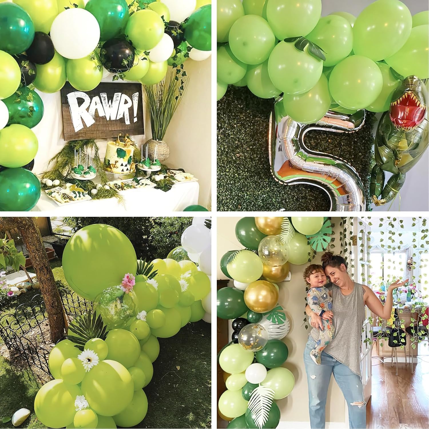 PartyWoo Lime Green Balloons - 100pcs 12 Inch Light Green Latex Helium Balloons for Celebrations