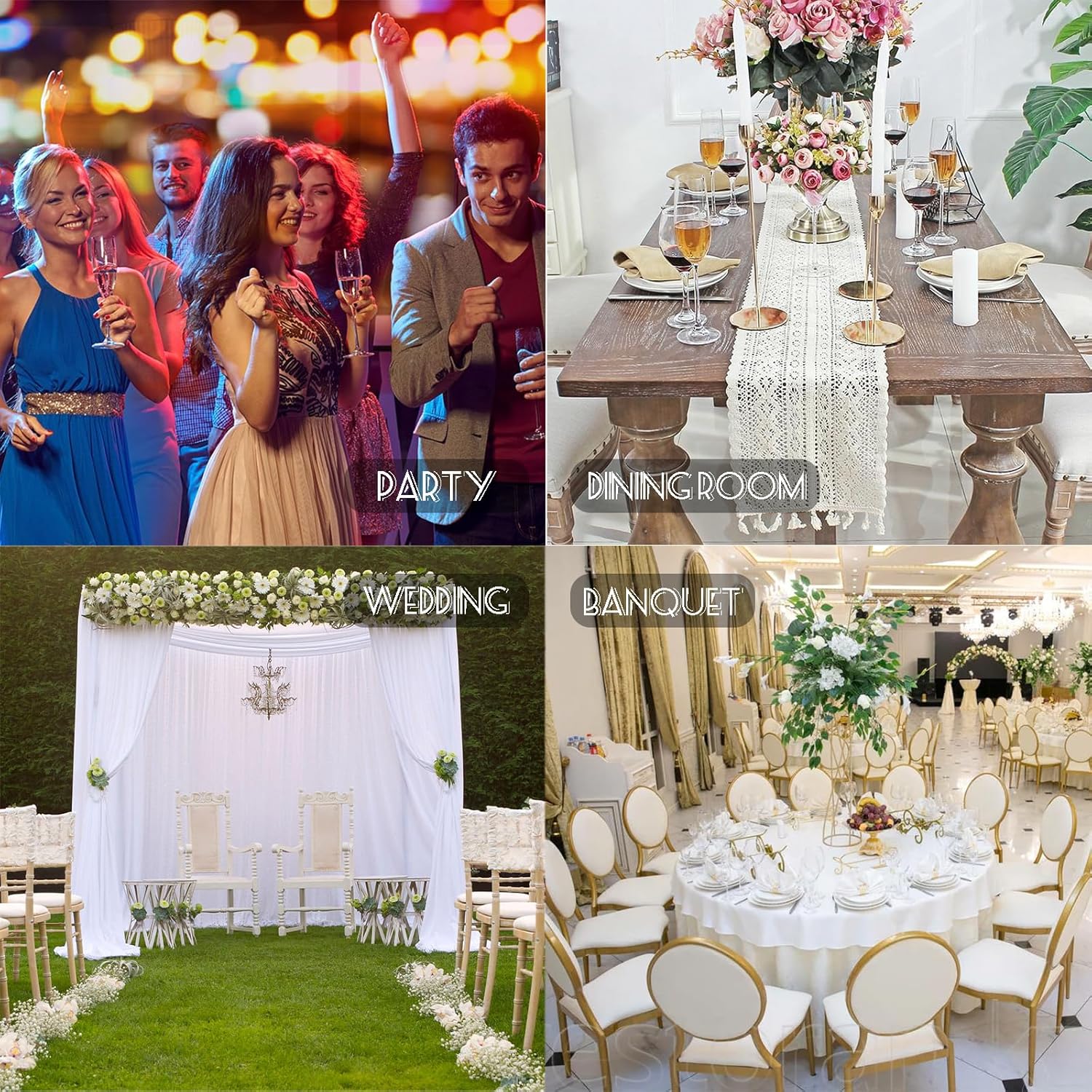 Skiennix Spandex Stretch Chair Sashes - 100PCS Universal Elastic Covers with Buckle Slider | Pink for Weddings & Events