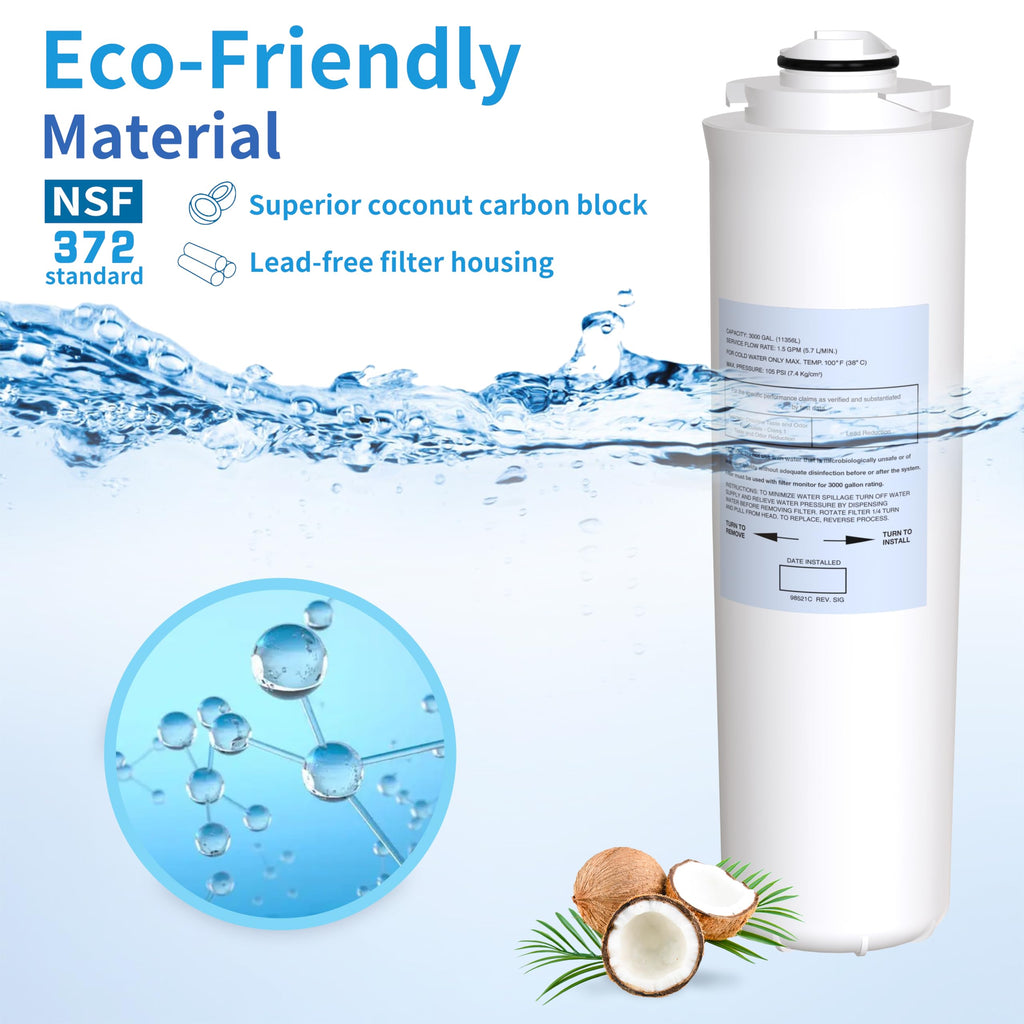 51300C Filter Compatible with Elkay EzH2O, Replacement for Elkay 51300C (No Chip - 3 Pack)