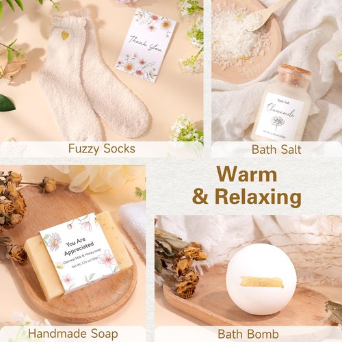 Administrative Professionals Day Gifts for Women, Employee Appreciation Gifts, 9PCS Thank You Gift Basket with Tumbler, Teacher Appreciation Gift for Coworkers, Friends, Boss, Nurse, Secretary