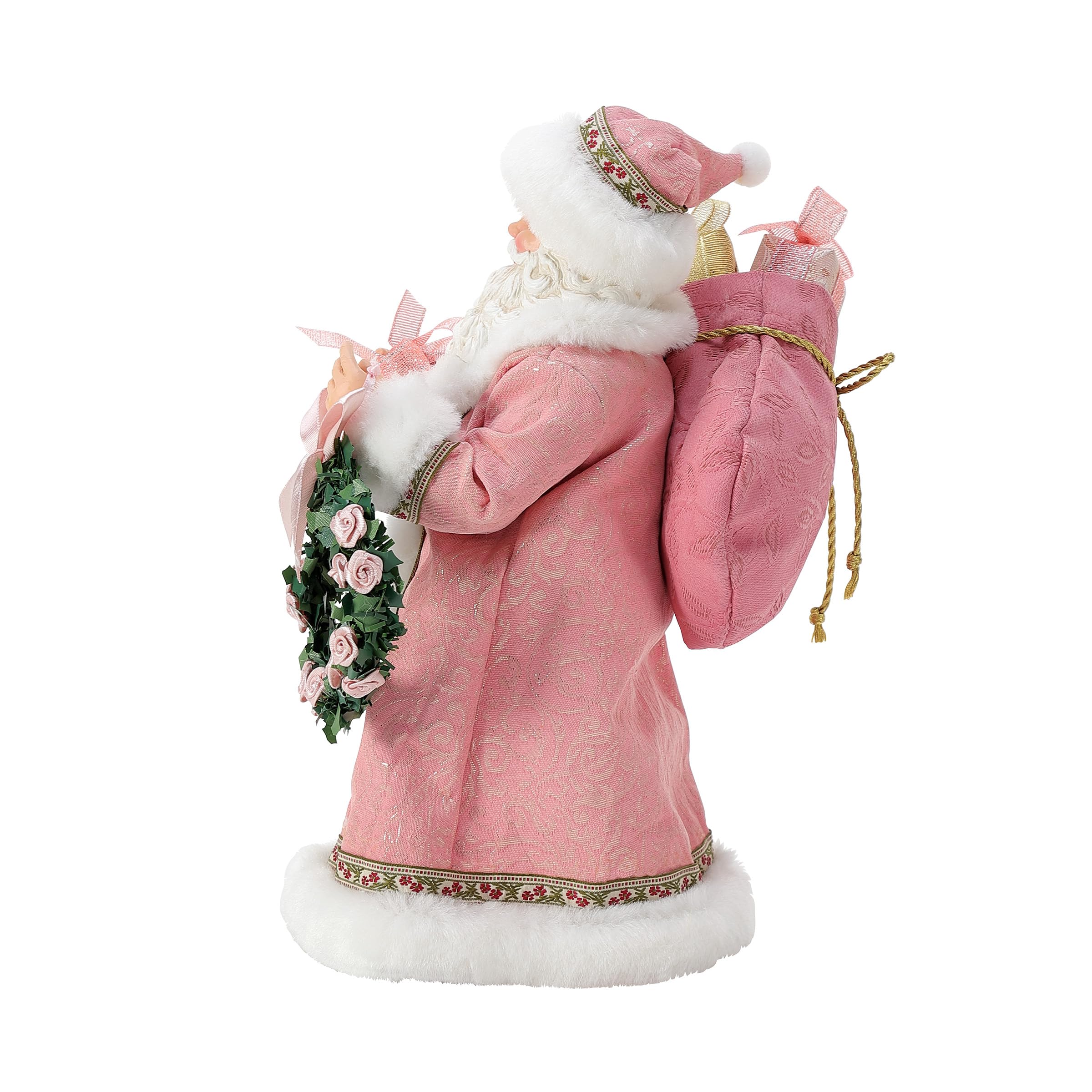 Department 56 Possible Dreams Christmas Traditions Santa Rosy Pink Cheeks Figurine, 10.5 Inch, Multicolor