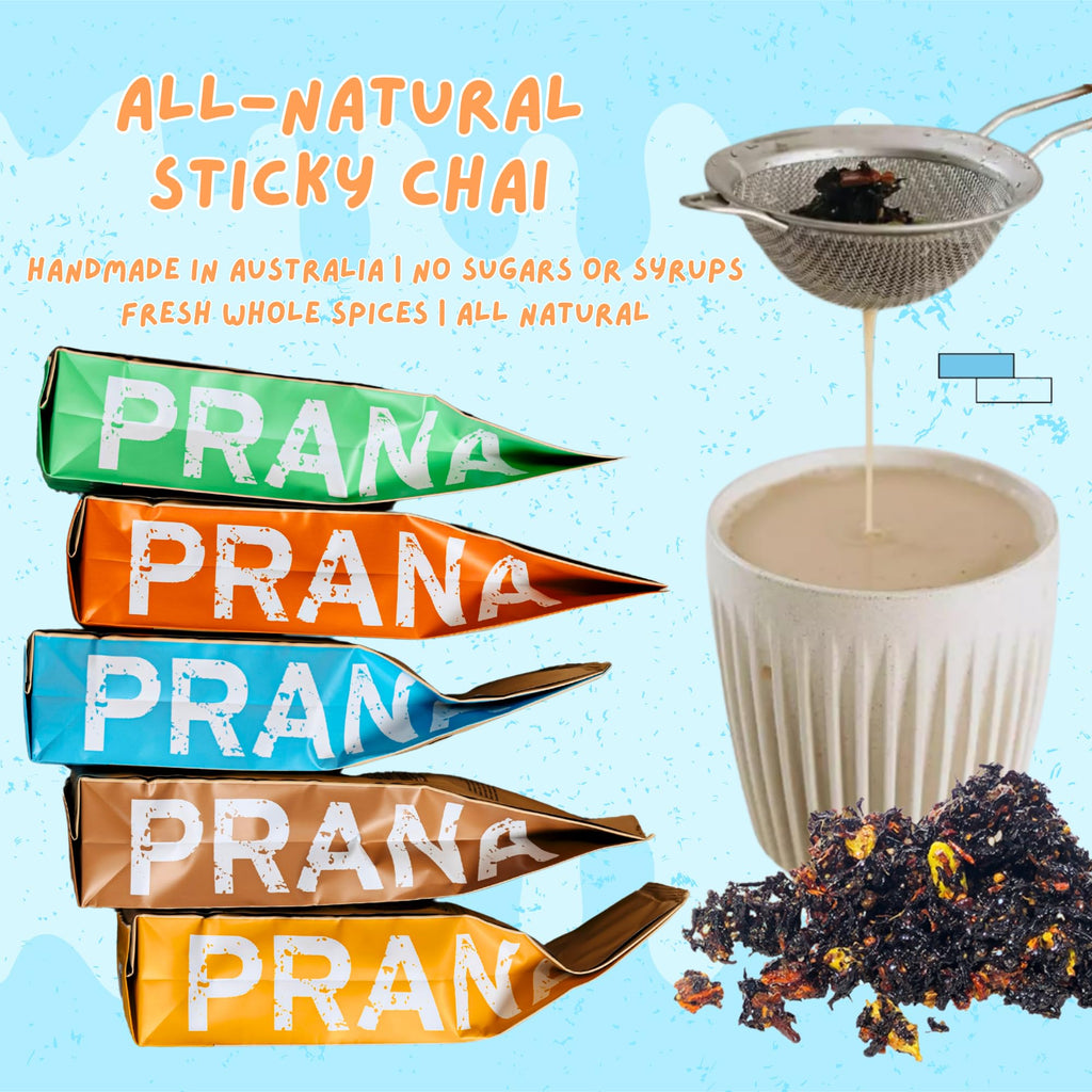 Prana Chai Original Masala Chai Tea - Australian Masala Loose Sticky Chai, 1000g