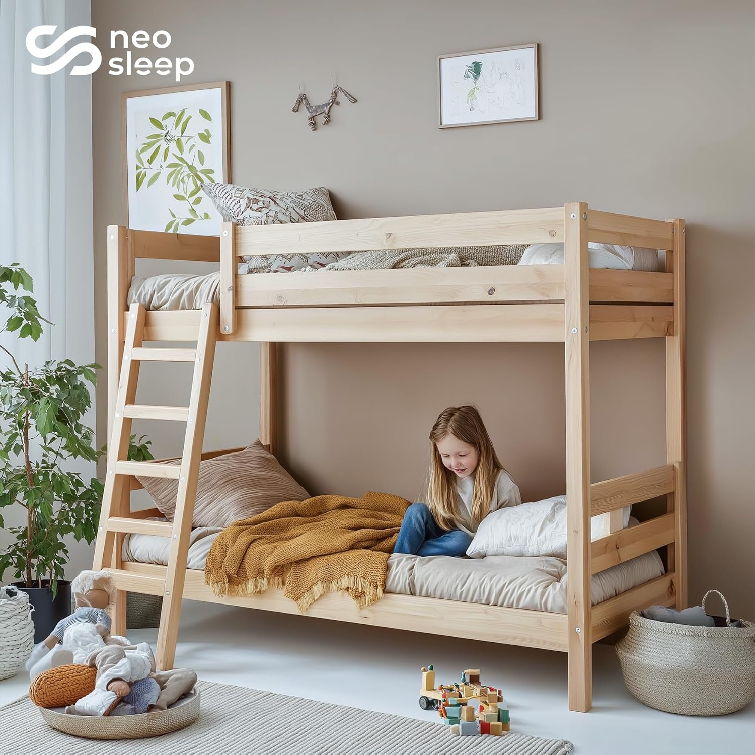 Neo Sleep Twin XL Cooling Memory Mattress - Pressure Relief & Cool Sleep | Medium Firm, CertiPUR-US Certified