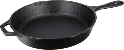 Lodge 8 Inch Pre-Seasoned Cast Iron Skillet - Versatile Teardrop Handle for Oven, Stove, Grill & Campfire