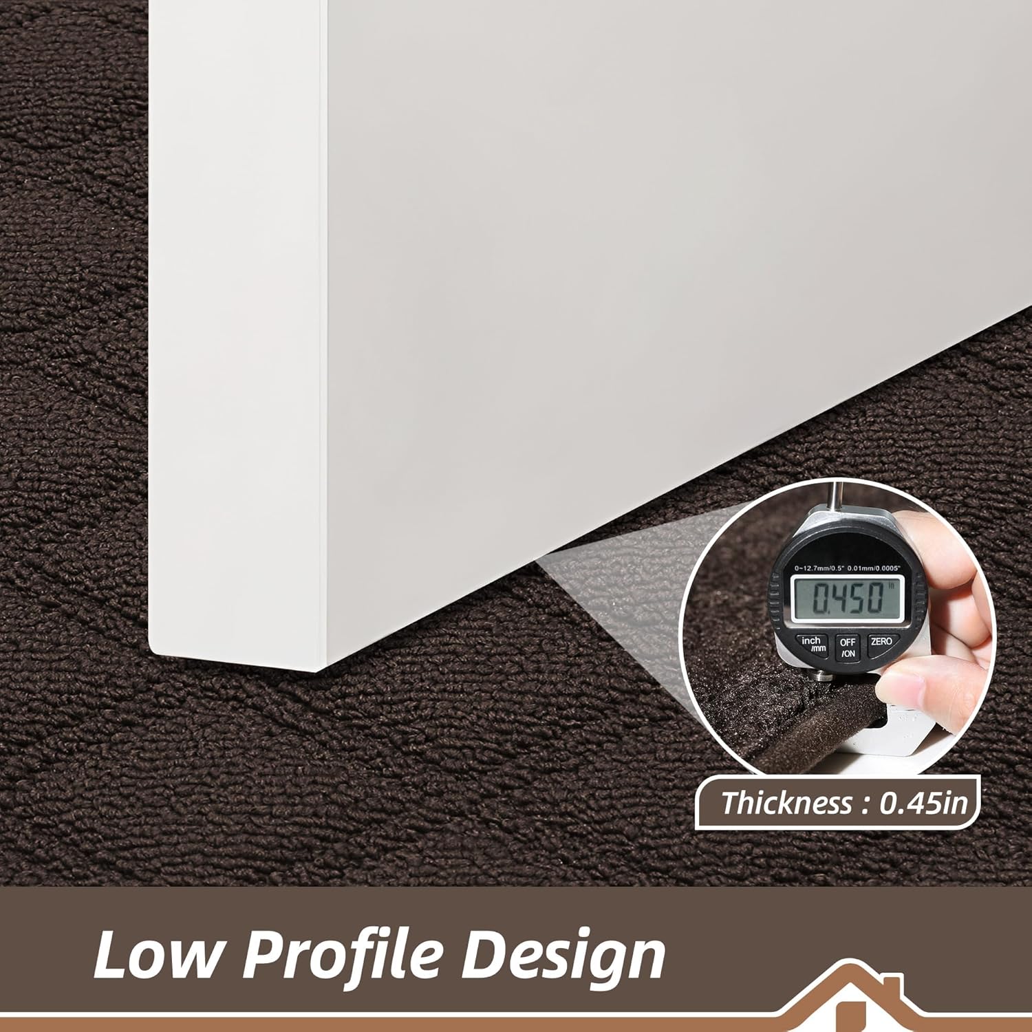 BEQHAUSE Dirt Trapper Door Mat - Non-Slip, Washable, Absorbent Entrance Mat | 20" x 32", Brown