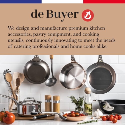 de Buyer Round Fluted Cutters - 9-Piece Set - Creates Clean, Defined Cuts, Scallops & Flutes - Dishwasher Safe