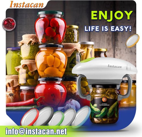 INSTACAN Electric Jar Opener - Higher Torque, One-Touch Operation for Easy Lid Removal | Ideal for Seniors & Arthritic Hands (White)