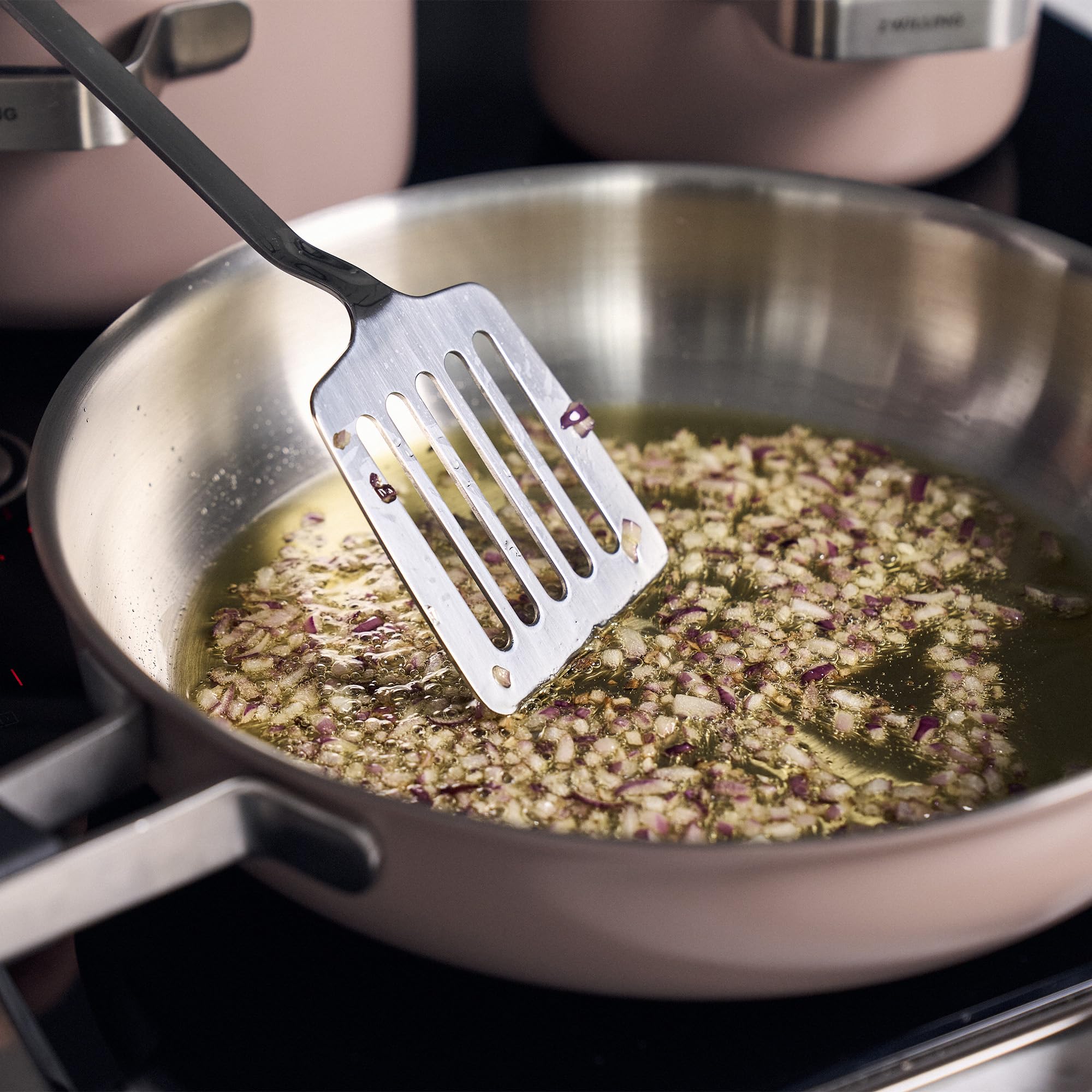 ZWILLING Pure 9.5-inch Stainless Steel Fry Pan, Rose