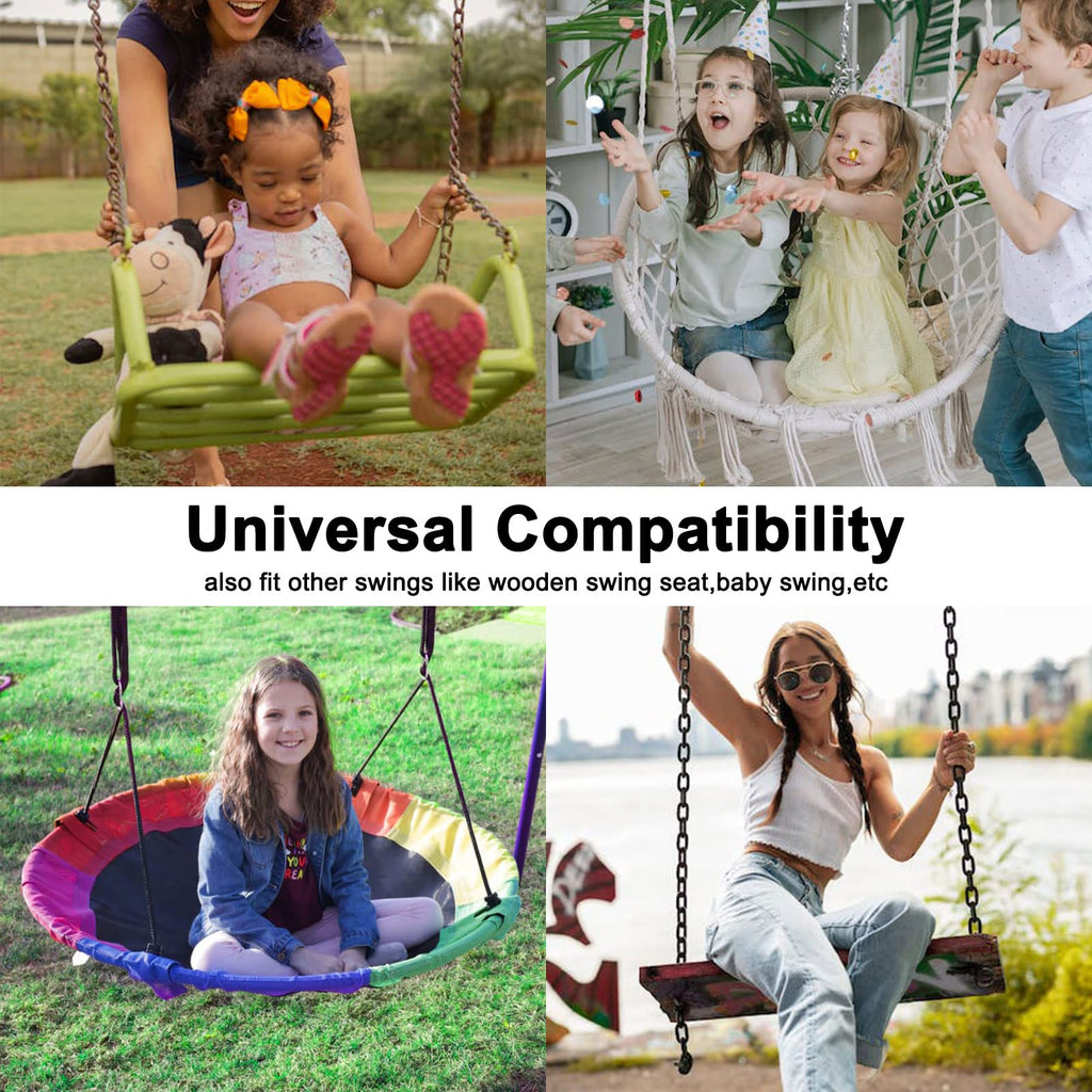 440lbs Heavy Duty A Frame Swing Stand, 71" Height Full Metal Frame, Anti-Rust and All Weather Resistant, Suit Saucer and Chair for Kids in Backyard, Outdoor (Blue Frame Without Swing)