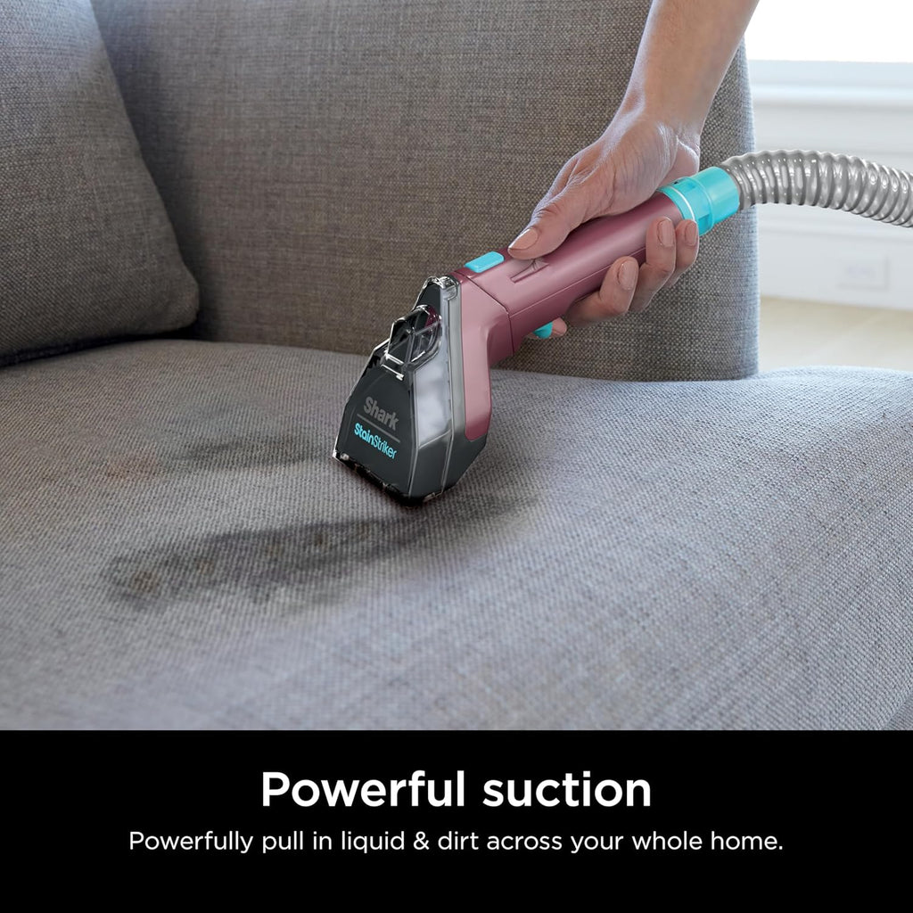 Shark Carpet Cleaner Machine - Portable Upholstery Stain Remover with 2 Solutions & 3 Tools | Perfect for Pet Hair, Burgundy