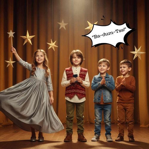 Audience Sound Machine with 16 Cheers, Boos, Applause, Cheering, Cricket Noises, Rim Shot, Record Scratch - Portable Electronic Audience Themed Sound Maker for Kids with 16 Effects - Practical Joke