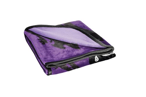 Jay Franco Plush Throw Blanket – 46" x 60" Inch Kids Soft & Cozy Fleece Throw for Bedroom & Couch Décor, Official Licensed Product, Purple - Wednesday