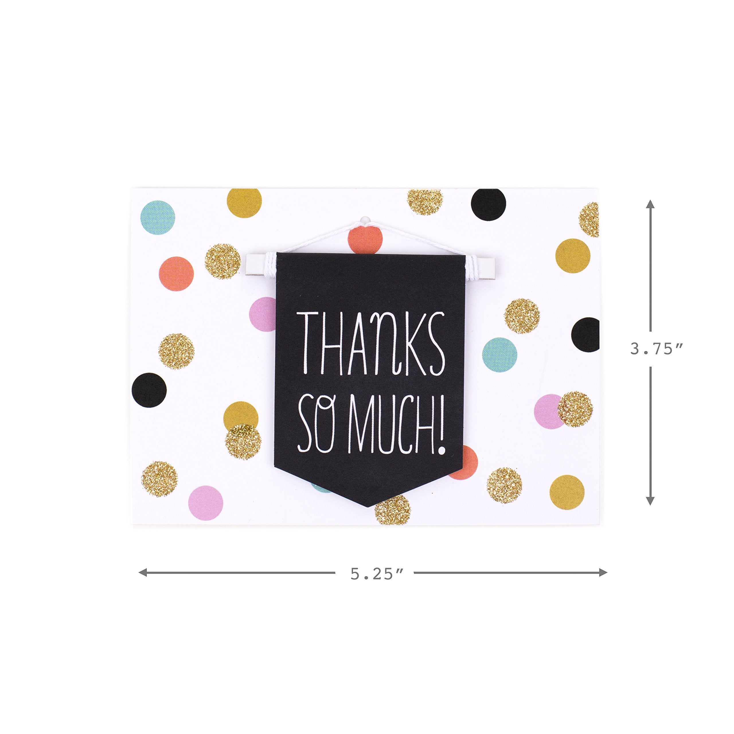 Hallmark Signature Thank You Notes (Thanks Banner, 8 Cards and Envelopes)