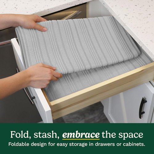 Cuisinart Dish Drying Mats - Ultra Absorbent XL 18" x 24" | Foldable, Machine Washable, Quick Drying