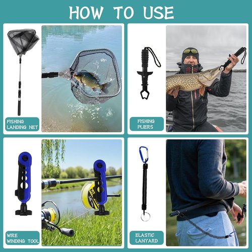 Fishing Advent Calendar 2025 - 24 Days of Mystery Lures & Tackle | Perfect Countdown Gift for Anglers