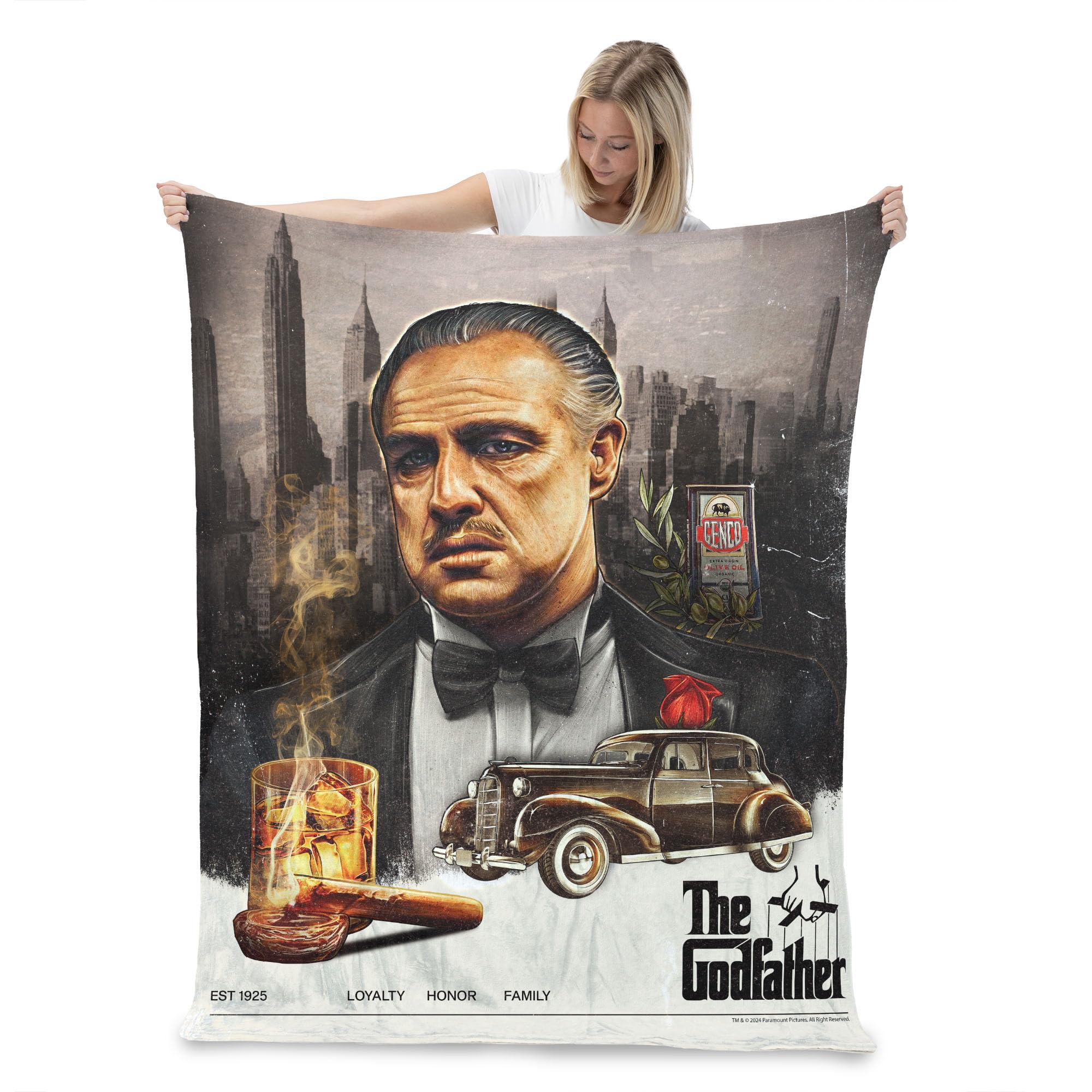 NORTHWEST The Godfather Silk Touch Throw Blanket, 50" x 60", Poster