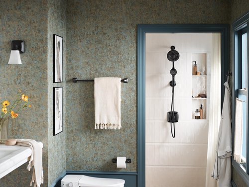 Moen YB5108BLVoss Pivoting Toilet Paper Holder