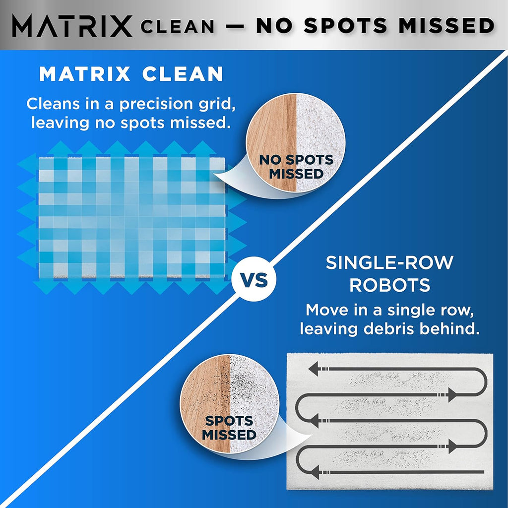 Shark R-RV2310AE Matrix Self-Empty Robot Vacuum - Ideal for Carpets & Hard Floors | 45-Day Capacity, Bagless
