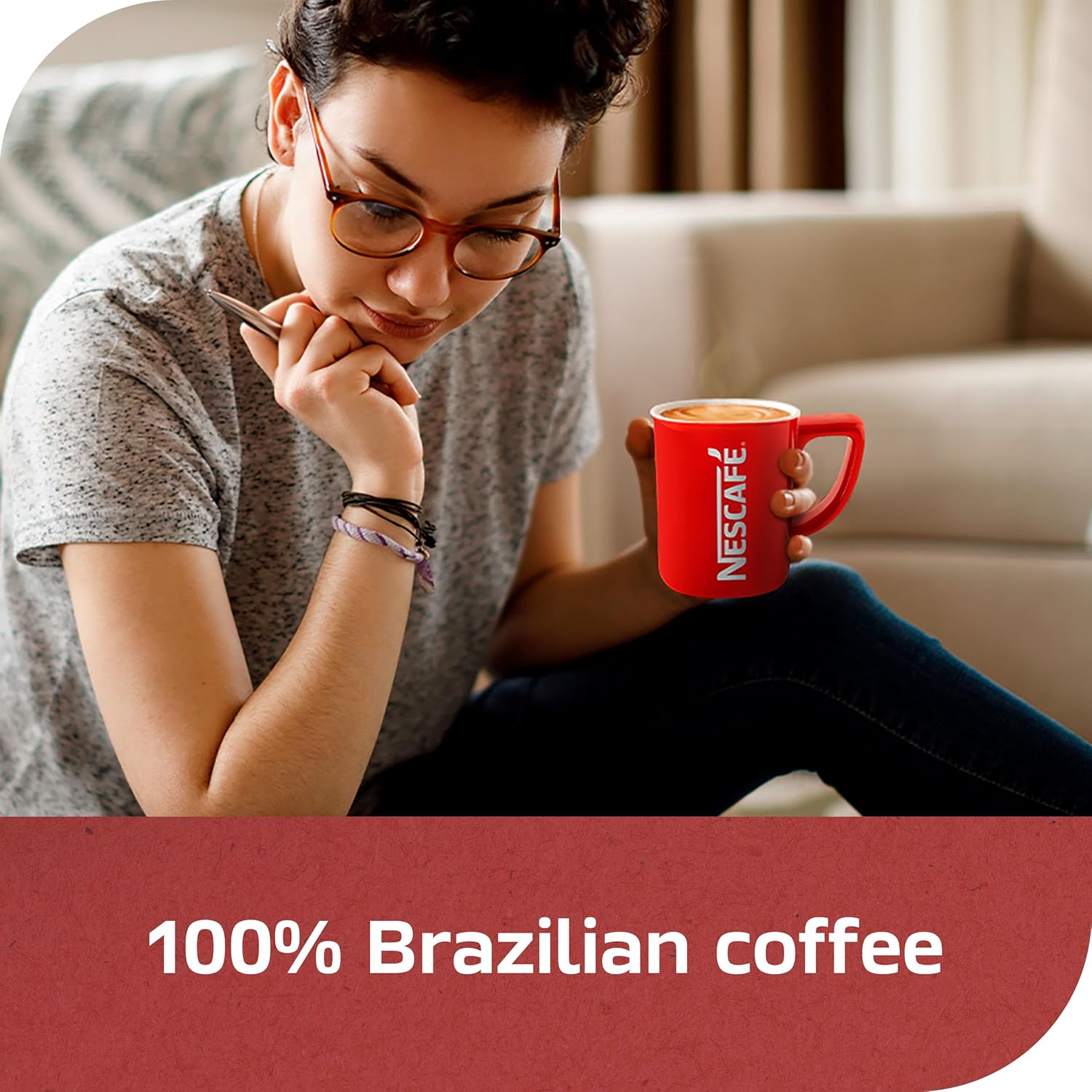 NESCAFÉ CLÁSICO Instant Coffee - Rich Flavor from Brazil | 7 Oz Jar