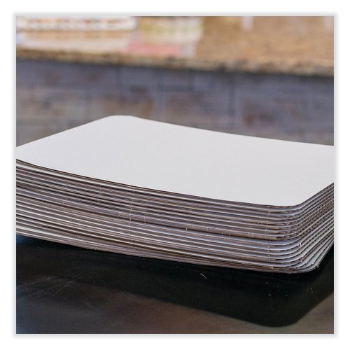 Southern Champion Tray 1157 Corrugated Greaseproof Single Wall Cake Pad, Full Sheet, 25" L x 18" W, Bright White (Case of 50)