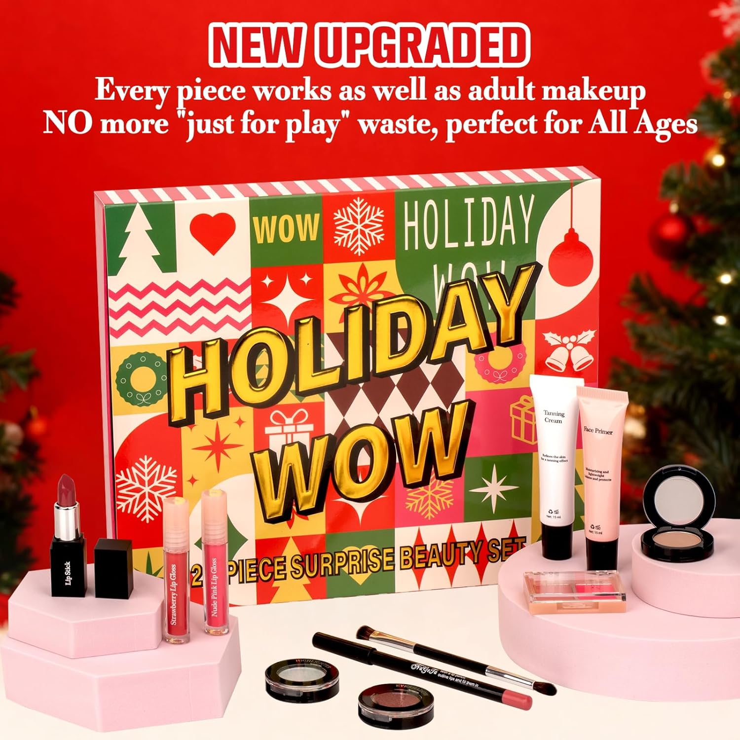 Skiennix All-in-One Makeup Kit for Teen Girls | 24 Individually Boxed Surprises & Essentials