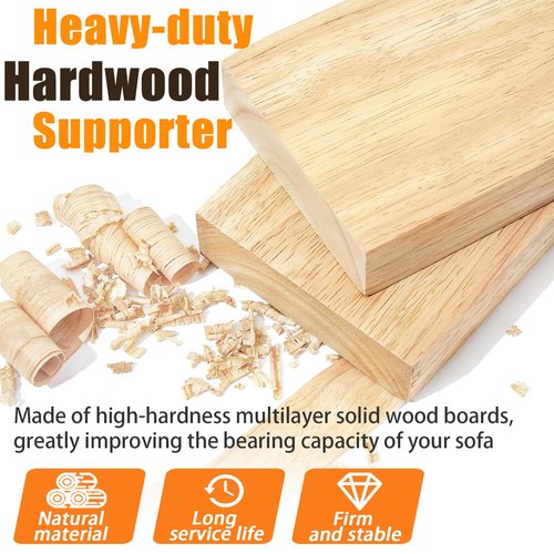LAVEVE Heavy Duty Couch Cushion Support Board for Sagging Sofa, 21.5''x81'' Extra Thick Solid Wood Under Couch Insert with Anti-Slip Dots, Repair Sagging Spring Sofa and Replace Worn Cushions