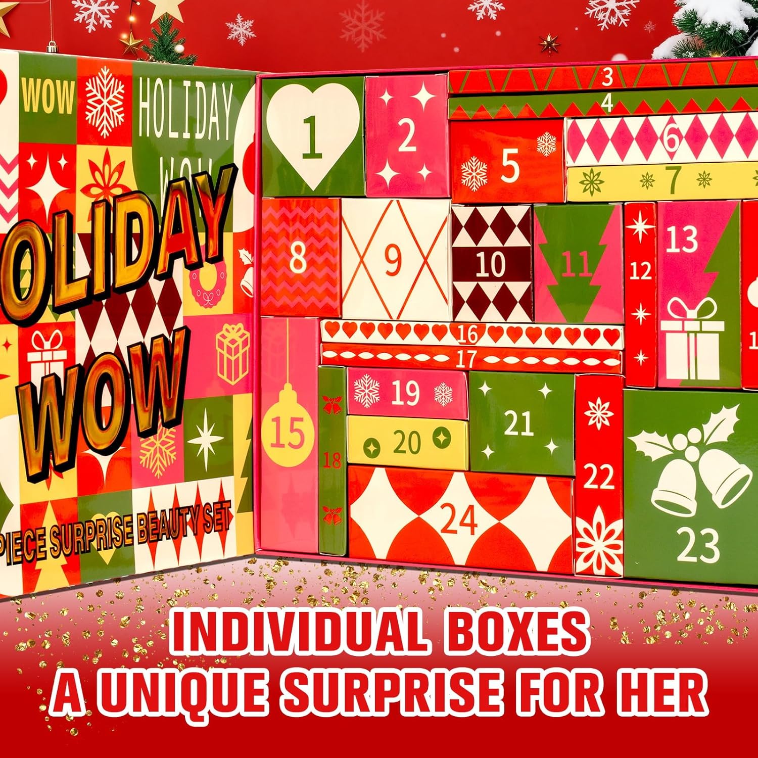 Skiennix All-in-One Makeup Kit for Teen Girls | 24 Individually Boxed Surprises & Essentials
