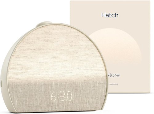 Hatch Restore 3 Sunrise Alarm Clock - Smart Sound Machine & Light for Screen-Free Sleep (Putty)