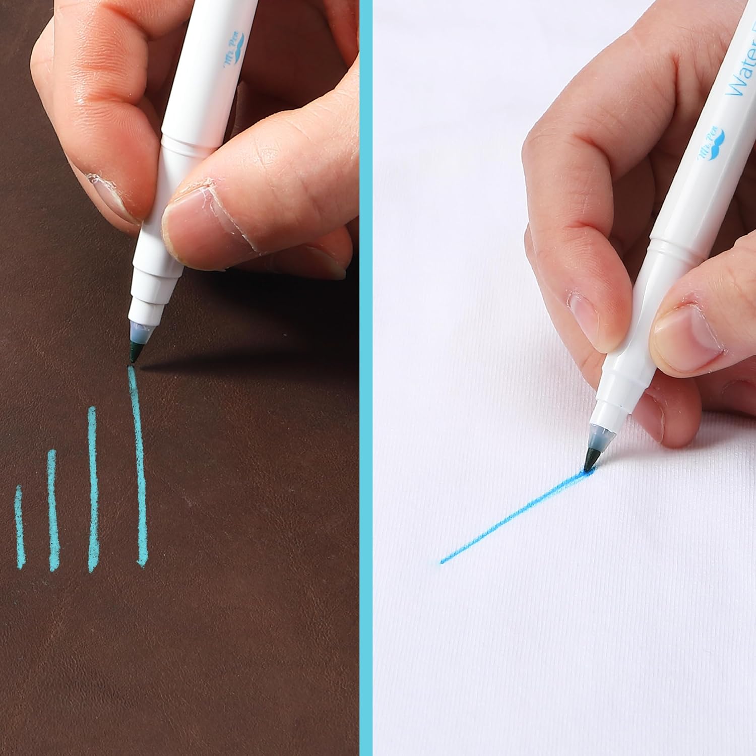 Mr. Pen Fabric Markers - Erasable & Water Soluble, 5 Pack in Blue for Sewing Projects