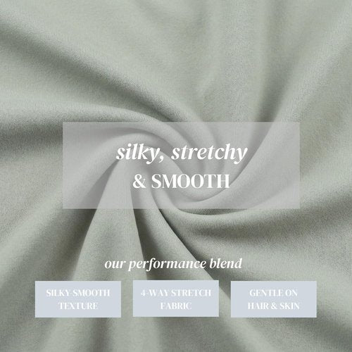 Beckham Hotel Collection Cooling Pillowcases - King Size Set of 2 | Silky Soft & Breathable Aqua Gray