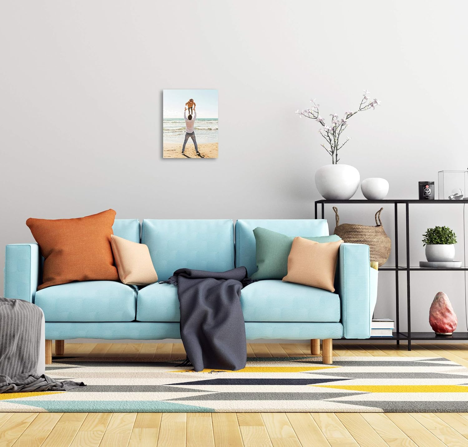 TreeDeal Personalized Canvas Prints - Custom Wall Art with Your Photo (8" X 10") for Family Decor