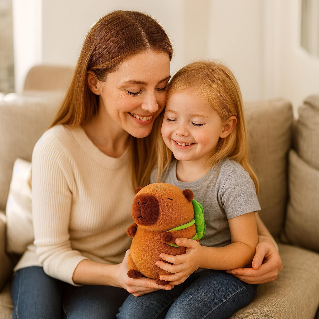 NXNYNZ Cute Capybara Plush Kawaii Soft Capybara Plush Doll Pillow with Bread Capybara Stuffed Aniamls Toys for Girls Kids Adults Birthdays Valentines 9IN