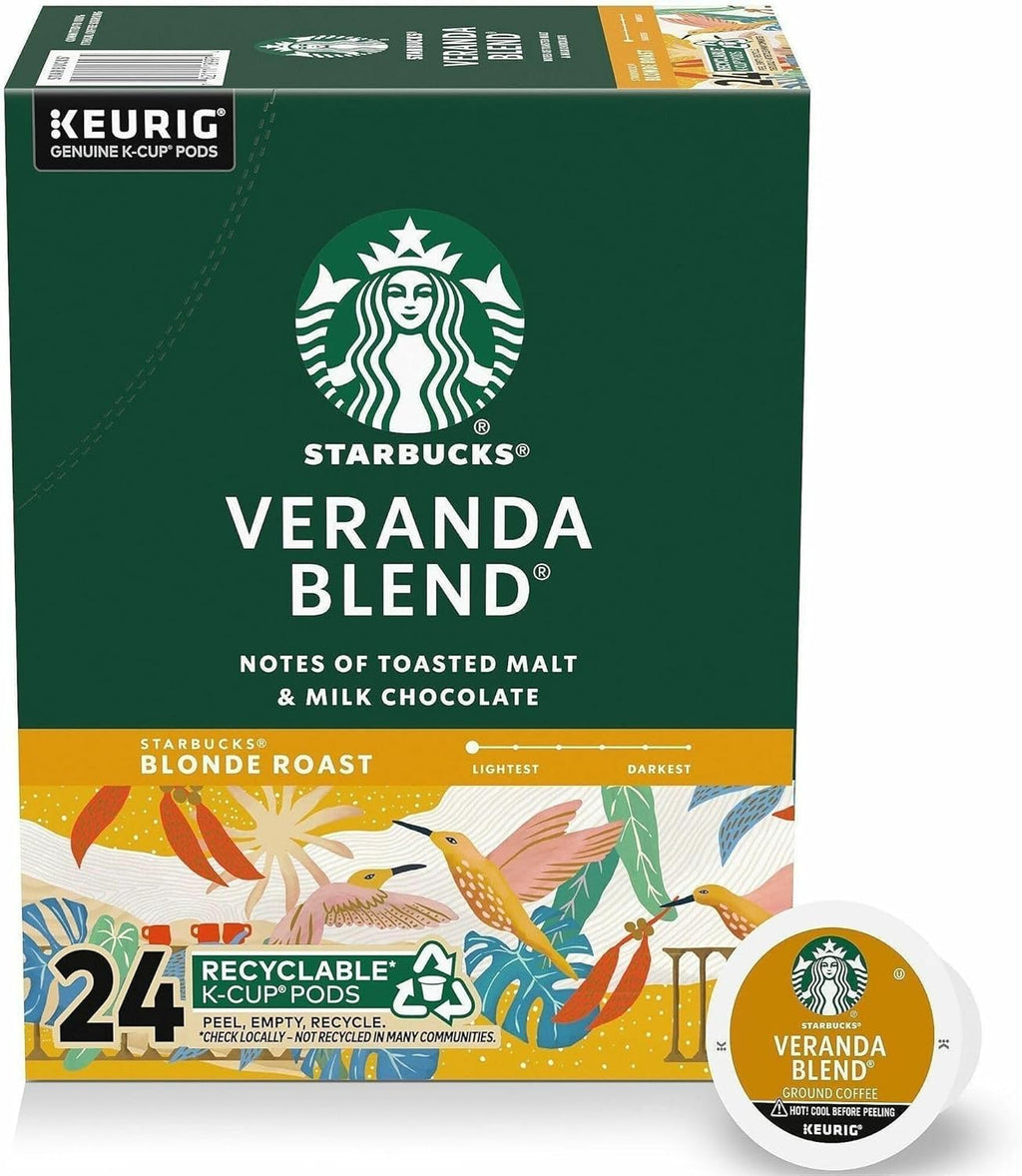 Starbucks® Veranda Blend Single-Serve K-Cup® Coffee Pods - Carton of 24