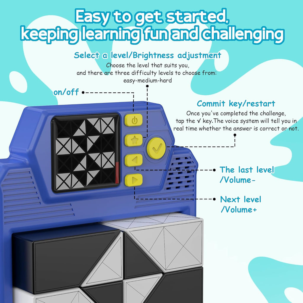Smart Brain | 3D Puzzle Blocks Game - 210 Challenges for Logic & Spatial Skills | Educational Toy for All Ages