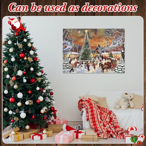 Civaner 1000-Piece Christmas Puzzle - Winter Village Snow Scene | Perfect Holiday Jigsaw for Family Fun