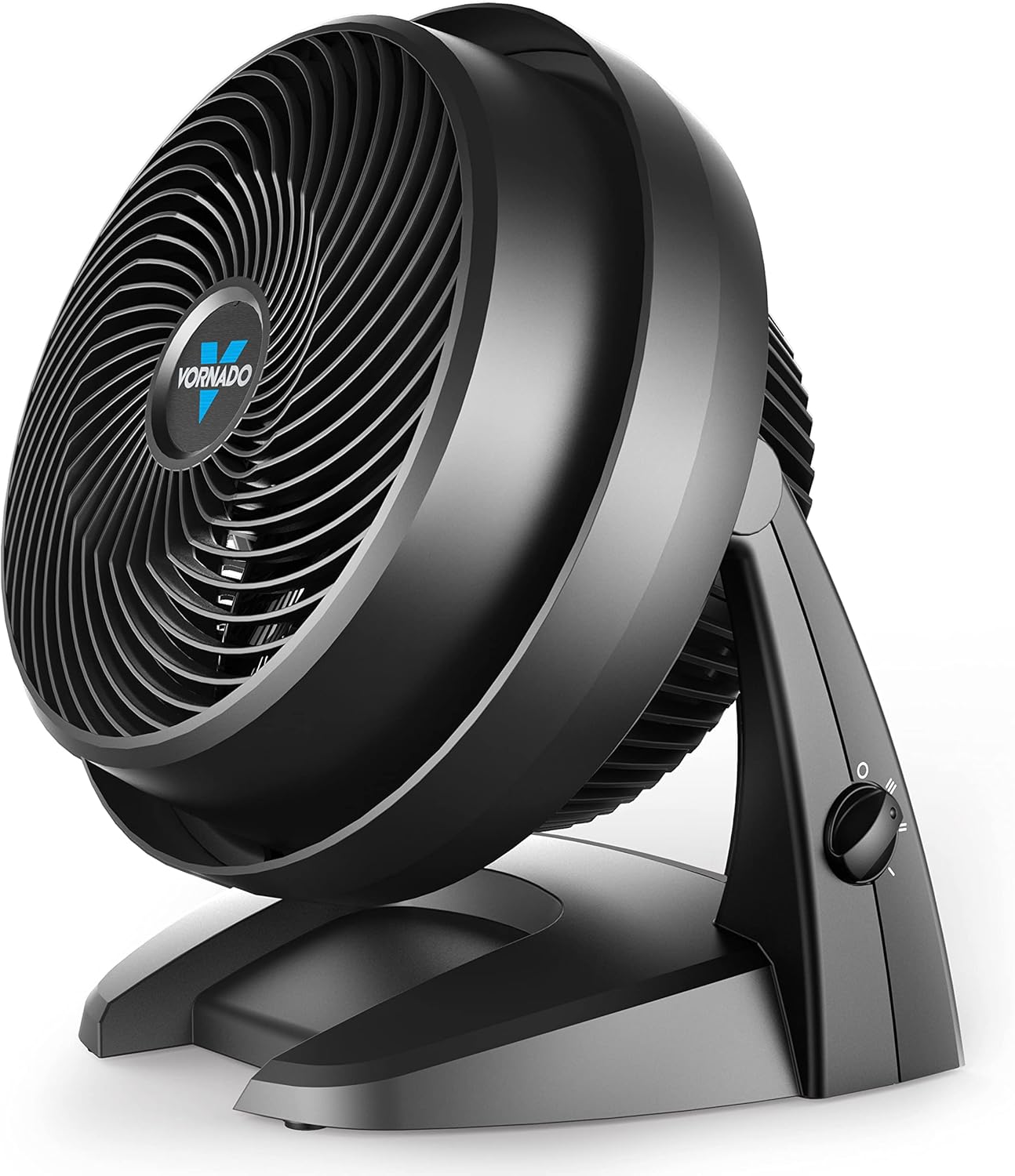Vornado 630 Mid-Size Air Circulator - 3-Speed Quiet Floor Fan for Home & Office, 9-Inch, Adjustable Tilt, Black