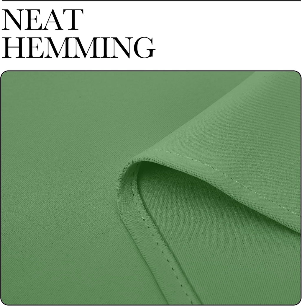 NICETOWN Blackout Curtains - Forest Green Thermal Insulated Drapes | 84 Inches Long, 2 Panels, 42 Inches Wide