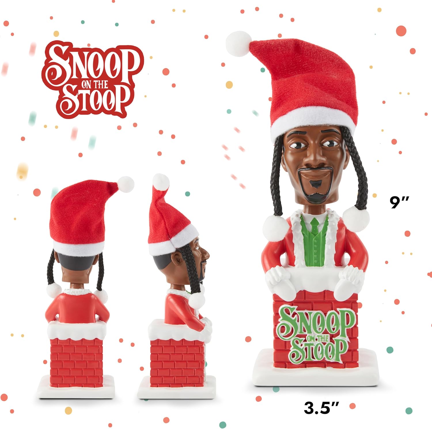 Snoop Dogg Bobble Head - Funny Christmas Gift for Dashboard Decor | Unique Collectible