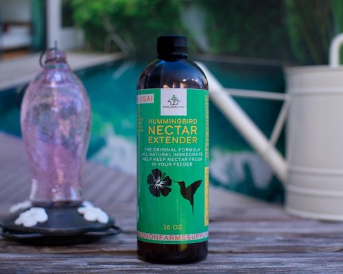 Hummingbird Nectar Extender - All-Natural Formula Extends Nectar Life | 16 oz Bottle for Longer Freshness