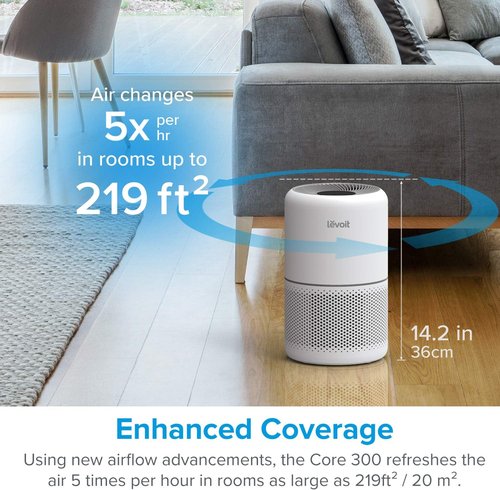 LEVOIT Air Purifier Bundle - Allergy Relief & Pet Odor Elimination | Includes Replacement Filter