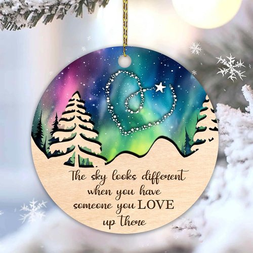 Hyturle Memorial Christmas Ornaments - Suncatcher Keepsake for Loss of Loved One | Sympathy Gift